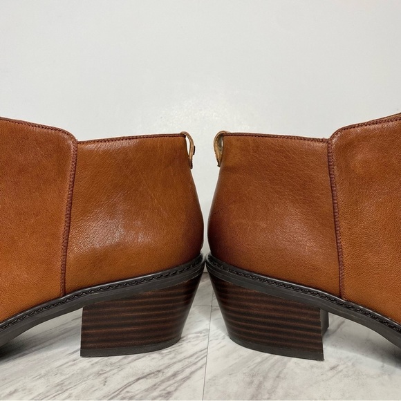 Sam Edelman Pryce Brown Leather Bootie 10M - Picture 8 of 14